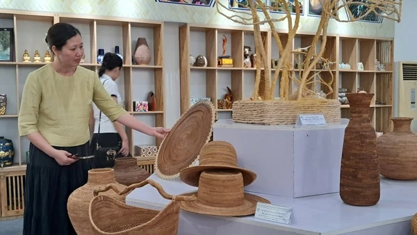 Triển lãm Chuyên đề các sản phẩm thủ công mỹ nghệ, OCOP, công nghiệp nông thôn tiêu biểu ngành mây tre giang đan, guột cỏ tế, sừng mỹ nghệ năm 2025.