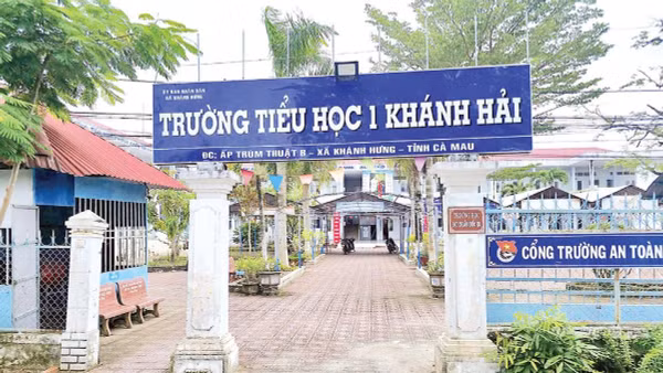 Trường tiểu học 1 Khánh Hải (xã Khánh Hưng) là đơn vị tiếp nhận Trường tiểu học 4 Khánh Hải cho năm học mới 2026-2027.