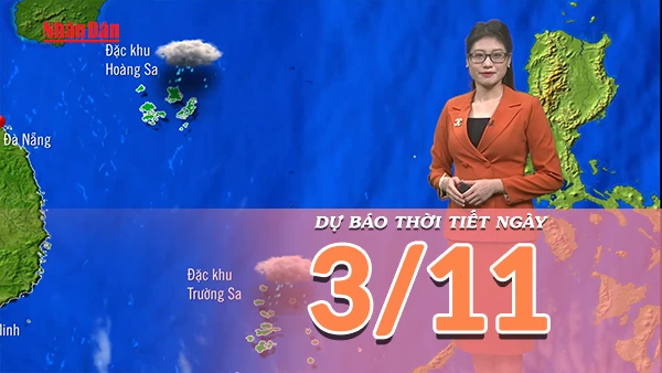 [Video] Dự báo thời tiết ngày 3/11/2025: Bắc Bộ chuyển khô ráo