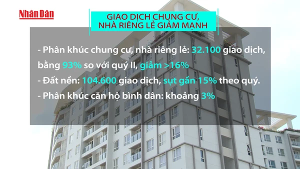 [Video] Giao dịch chung cư, nhà riêng lẻ giảm mạnh