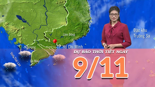 [Video] Dự báo thời tiết ngày 9/11/2025: Bắc Bộ trời tạnh ráo