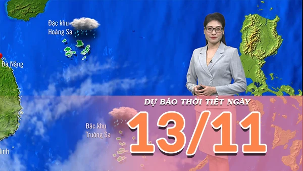 [Video] Dự báo thời tiết ngày 13/11/2025: Không khí lạnh tăng cường