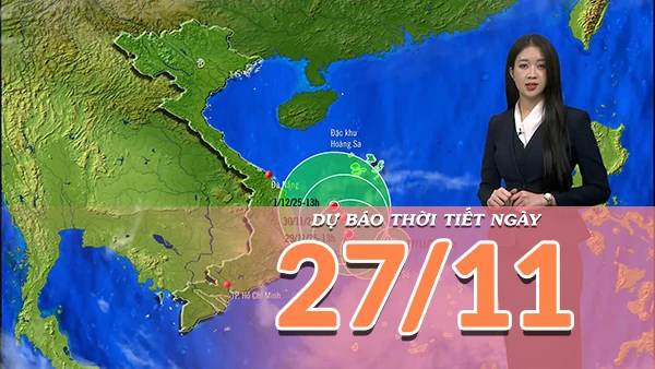 [Video] Dự báo thời tiết ngày 27/11/2025: Không khí lạnh tăng cường khiến Bắc Bộ rét sâu