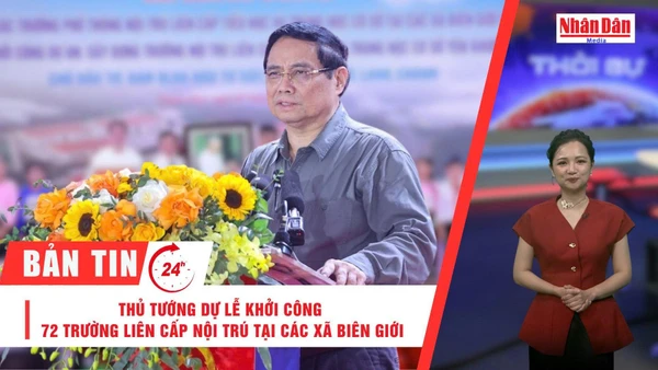 [Video] Thời sự 24h ngày 9/11/2025: Thủ tướng dự lễ khởi công 72 trường liên cấp nội trú tại các xã biên giới