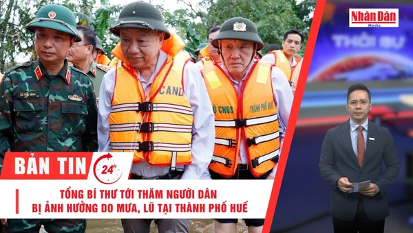 [Video] Thời sự 24h ngày 2/11/2025: Tổng Bí thư tới thăm người dân bị ảnh hưởng do mưa, lũ tại thành phố Huế