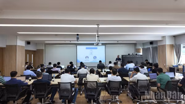 Các đại biểu tham gia khóa đào tạo. (Ảnh: PV)