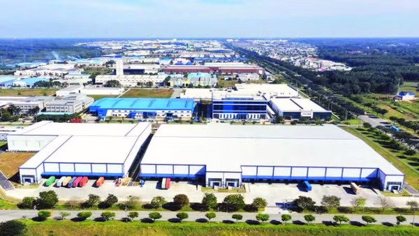 Một góc Khu Công nghiệp Bàu Bàng, Thành phố Hồ Chí Minh.