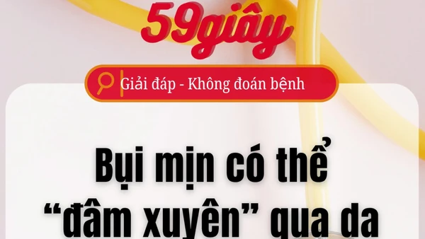 [Video] Bụi mịn có thể "đâm xuyên" qua da gây lão hóa