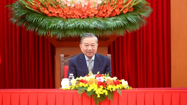 Tổng Bí thư Tô Lâm điện đàm với Tổng thống Hàn Quốc Lee Jae Myung. (Ảnh: ĐĂNG KHOA)