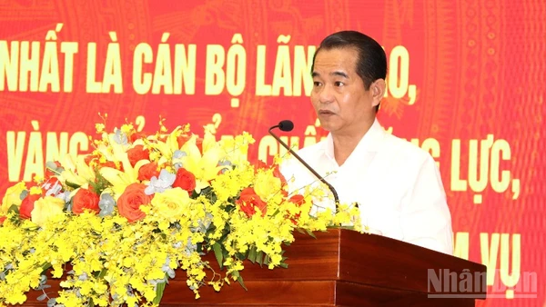 Phó Bí thư Tỉnh ủy Đồng Nai Thái Bảo cho rằng, đội ngũ cán bộ các cấp phải đáp ứng được yêu cầu ngày càng cao hơn khi Đồng Nai trở thành thành phố trực thuộc Trung ương thời gian tới.