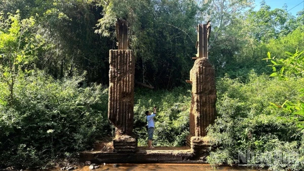 Khu vực xây dựng cầu Mã Đà.