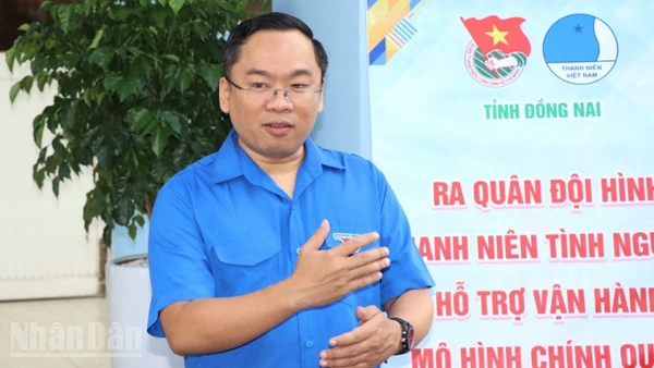 Đồng chí Nguyễn Minh Kiên, Tỉnh ủy viên, Phó Chủ tịch Ủy ban Mặt trận Tổ quốc Việt Nam tỉnh, Bí thư Tỉnh Đoàn Đồng Nai.