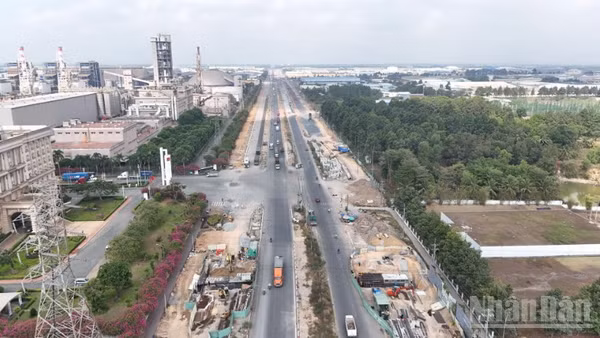 Dự án đường 25B, đoạn từ trung tâm xã Nhơn Trạch đến Quốc lộ 51.