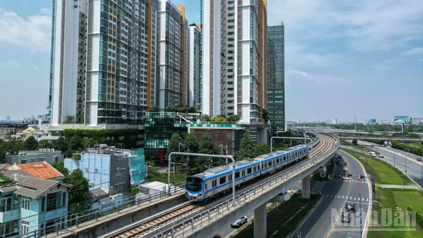 Tuyến metro từ ga Suối Tiên đến sân bay Long Thành dự kiến có chiều dài khoảng 41,4km. (Ảnh: THẾ ANH)