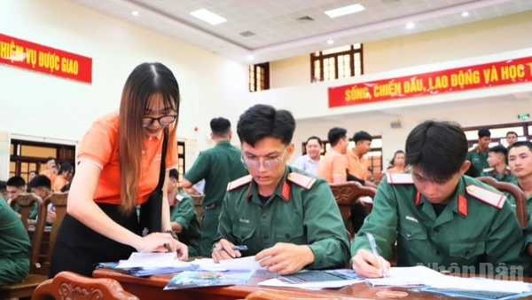 Đơn vị doanh nghiệp cung cấp thông tin về tuyển dụng lao động cho quân nhân xuất ngũ.