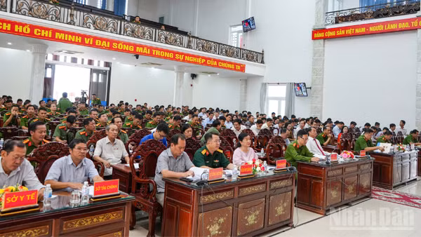 Đại biểu tham dự hội nghị. (Ảnh: Công an cung cấp)