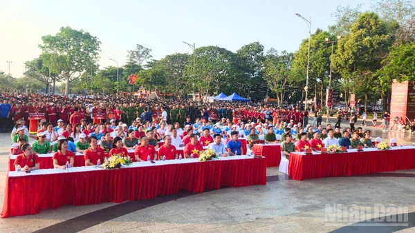 Quang cảnh Lễ khai mạc.