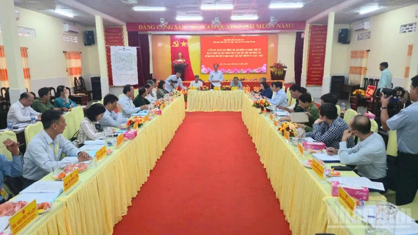 Quang cảnh buổi kiểm tra, giám sát.