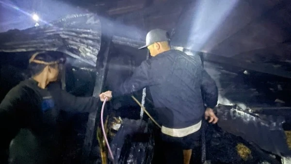 Hiện trường vụ hỏa hoạn.