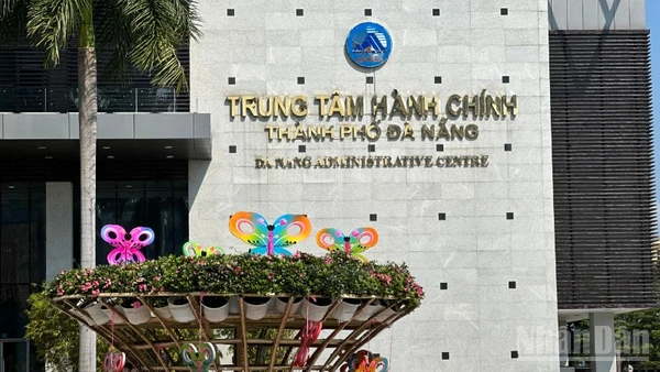 Trung tâm hành chính thành phố Đà Nẵng. (Ảnh: ANH ĐÀO)