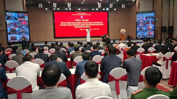 Toàn cảnh hội nghị tổng kết Chương trình 1838.