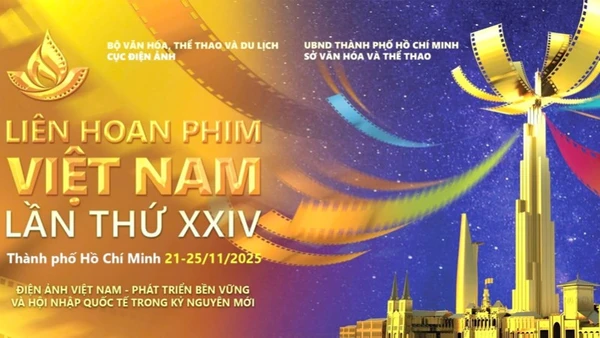 Liên hoan Phim Việt Nam lần thứ 24 diễn ra từ ngày 21 đến 25/11 tại Thành phố Hồ Chí Minh. 