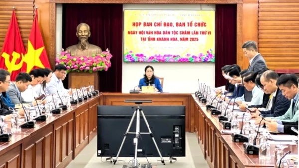 Họp Ban chỉ đạo, Ban tổ chức Ngày hội Văn hóa dân tộc Chăm lần thứ 6. 