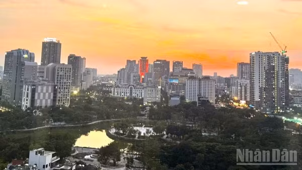 Bất động sản Hà Nội bước vào chu kỳ phát triển mới. (Ảnh: HNV)