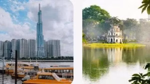 Hai trung tâm kinh tế, chính trị, văn hóa lớn nhất cả nước: Hà Nội và Thành phố Hồ Chí Minh tiếp tục tăng trưởng ổn định. (Ảnh: PV)
