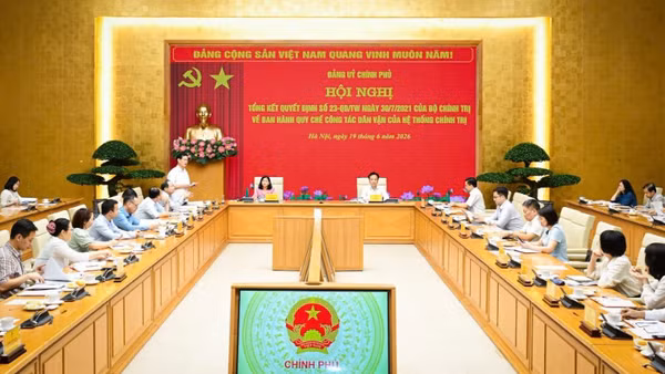 Quang cảnh hội nghị. (Ảnh: BẢO LONG)