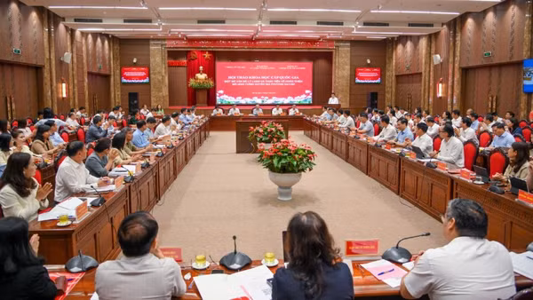 Quang cảnh hội thảo. (Ảnh: THẾ ĐẠI)