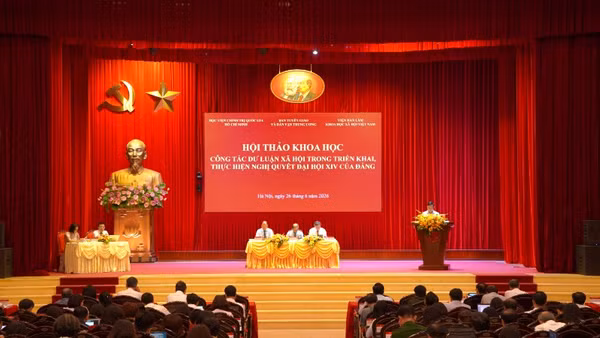 Quang cảnh hội thảo. (Ảnh: HẢI ĐĂNG)