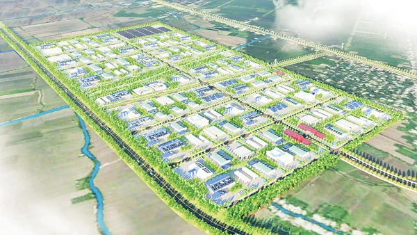 Phối cảnh Dự án khu công nghiệp VSIP Cần Thơ.