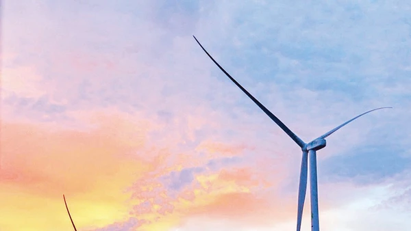 Cánh đồng điện gió ở xã Ia Pết. Ảnh: Phạm Quý