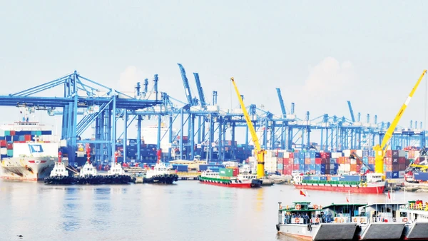 Cảng Cát Lái. Ảnh: Hải Nam