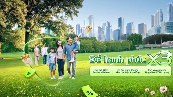 Chương trình "Để hạnh phúc nhân ba" của Vietcombank.