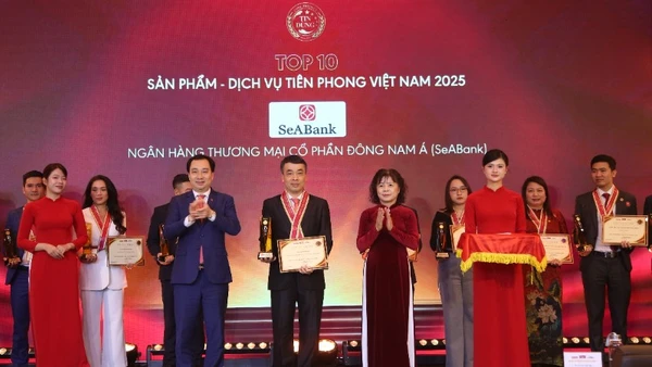 Seabank nhận giải thưởng tín dụng.
