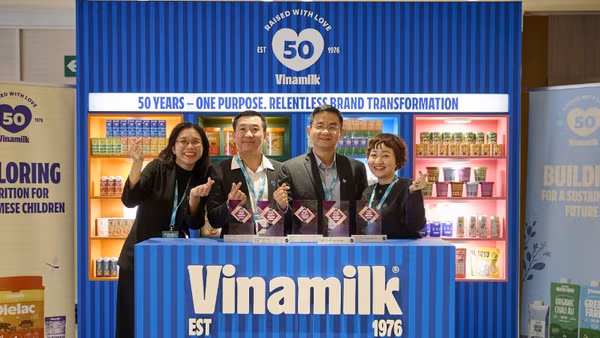 Vinamilk giành chiến thắng áp đảo với 5 hạng mục tại Giải thưởng Đổi mới ngành sữa thế giới. (Ảnh: VN)