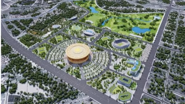 Phối cảnh Khu đô thị thể thao Olympic 9.171ha tại Thủ đô Hà Nội.