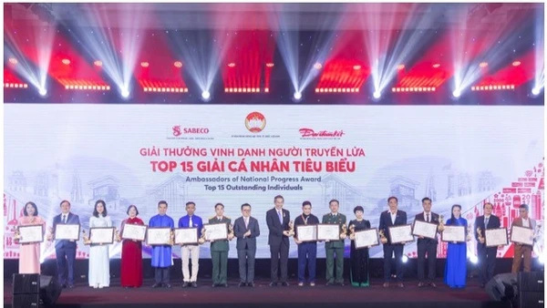 Lễ trao giải vinh danh người truyền lửa tiêu biểu