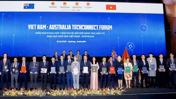Lễ trao các văn kiện hợp tác giữa Việt Nam-Australia dưới sự chứng kiến lãnh đạo cấp cao hai nước. (Ảnh: AgriS)