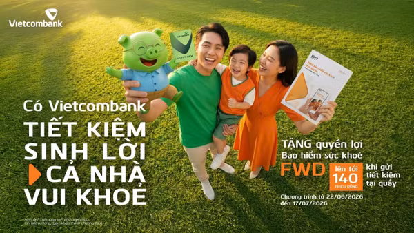 Gửi tiết kiệm, nhận thêm quyền lợi bảo hiểm sức khỏe.