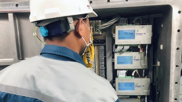 Datalogger Dlogger-18 được lắp đặt tại Nhà máy lọc hóa dầu Long Sơn.