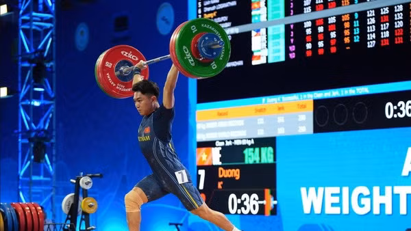 K’Dương giành Huy chương vàng tại Giải vô địch cử tạ trẻ và thiếu niên châu Á năm 2025.