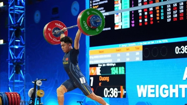 K’Dương giành Huy chương vàng tại Giải vô địch cử tạ trẻ và thiếu niên châu Á năm 2025.