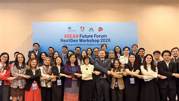 Những gương mặt trẻ tham dự Diễn đàn Tương lai ASEAN 2026 bàn thảo về tương lai khu vực.