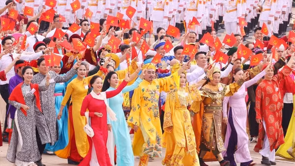 Khối Văn hóa, Thể thao diễu hành Kỷ niệm 80 năm Quốc khánh 2/9/2025. 