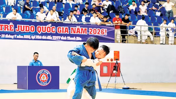 Thanh Hóa xếp thứ 1 toàn đoàn tại Giải vô địch judo trẻ năm 2026.