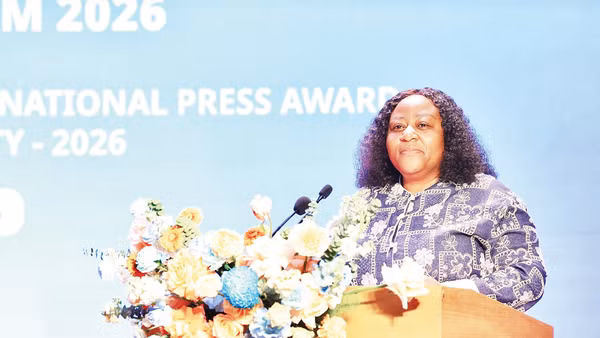 Bà Caroline Nyamayemombe, Trưởng đại diện Cơ quan Liên hợp quốc về Bình đẳng giới và Trao quyền cho phụ nữ tại Việt Nam (UN Women Việt Nam).