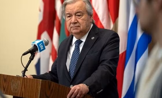 Những nỗi ưu tư hằn lên khuôn mặt Tổng Thư ký Liên hợp quốc Antonio Guterres. 